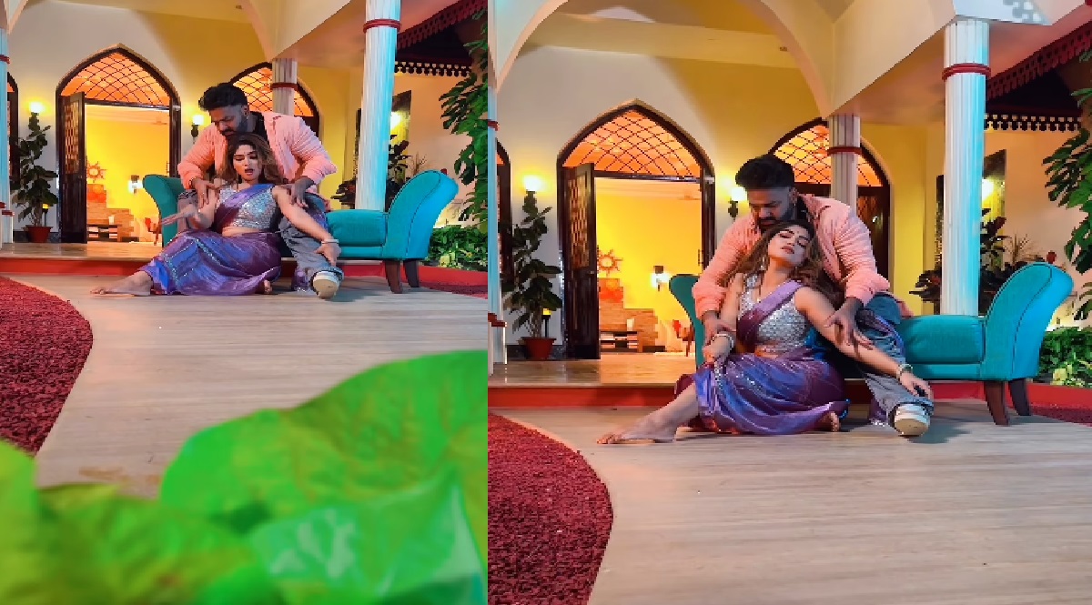 “आज की रात” गाने पर हुस्न का मजा लेते दिखे पवन सिंह, एक्ट्रेस के साथ दिए पसीने छुड़ाने वाले पोज