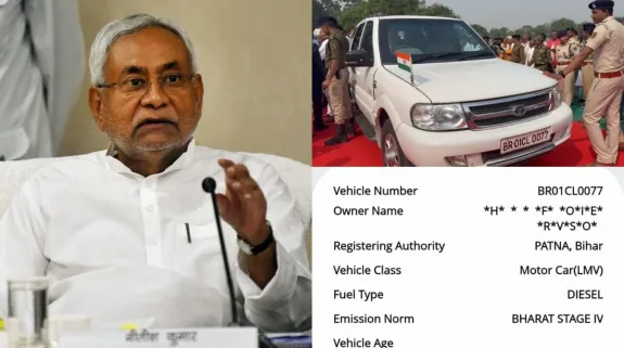 Nitish Kumar: बिहार के मुख्यमंत्री नीतीश कुमार की कार का ही कट गया चालान, खुद नियमों की अनदेखी कर रहे सुशासन की दुहाई देने वाले सीएम..?