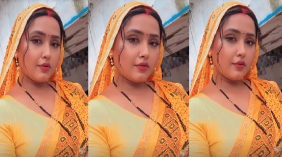 Bhojpuri Actress Kajal Raghwani: काजल राघवानी ने फैंस को अनोखे अंदाज में दी गणेश चतुर्थी की बधाई, एक्ट्रेस की खूबसूरती उड़ा देगी होश