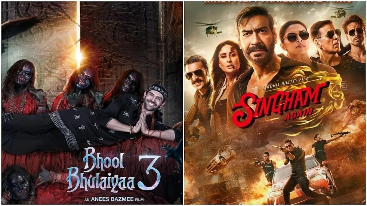 Bhool Bhulaiyaa 3: कार्तिक आर्यन की ‘भूल भुलैया 3’ का बड़ा मुकाबला, रोहित शेट्टी की ‘सिंघम अगेन’ से बॉक्स ऑफिस पर टक्कर