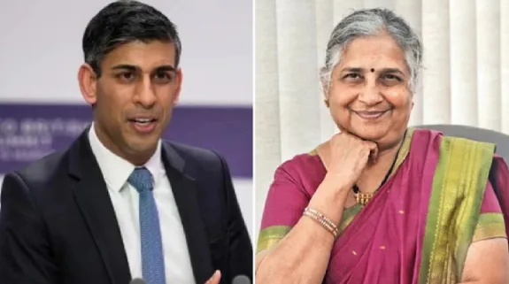 Sudha Murthy Praised Rishi Sunak A Lot : सुधा मूर्ति ने अपने दामाद ऋषि सुनक और उनके संस्कारों की जमकर प्रशंसा की