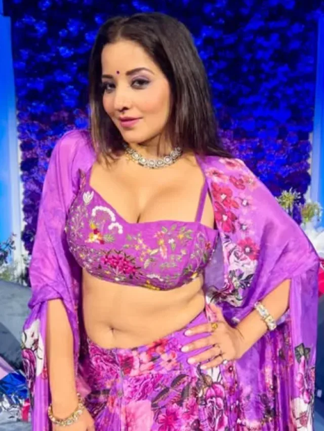 Bhojpuri Actress Monalisa: इंडो-वेस्टर्न लुक में मोनालिसा का किलर अवतार