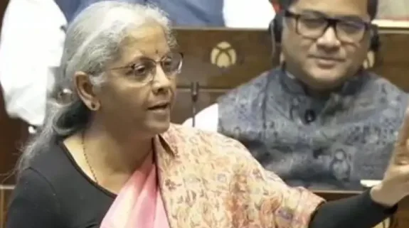 Nirmala Sitharaman On Constitution Debate In Rajya Sabha : राज्यसभा में संविधान पर चर्चा के दौरान कांग्रेस पर बरसीं वित्त मंत्री निर्मला सीतारमण