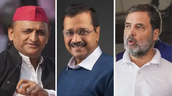 Delhi Assembly Elections 2025 : दिल्ली चुनाव में राहुल गांधी का हाथ छोड़ अखिलेश यादव आप के साथ, टीएमसी ने भी अरविंद केजरीवाल को दिया समर्थन