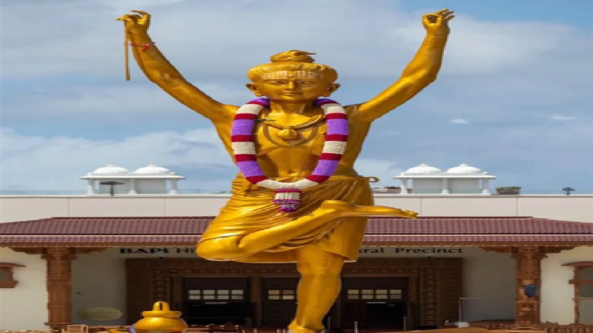 BAPS Sydney : सिडनी में बीएपीएस के नए आध्यात्मिक परिसर में भगवान नीलकंठ वर्णी की प्रतिमा का अनावरण