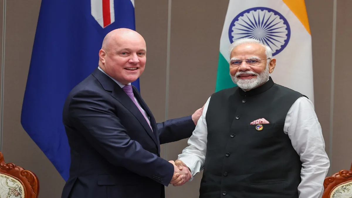 Narendra Modi And Christopher Luxon Bilateral Meeting : रक्षा सहयोग समेत कई मुद्दों पर न्यूजीलैंड के पीएम क्रिस्टोफर लक्सन और प्रधानमंत्री नरेंद्र मोदी के बीच बनी सहमति