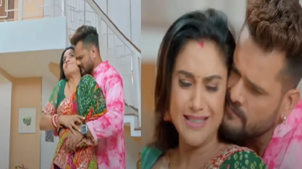 खेसारी लाल यादव ने लिया ”चुम्मा” तो यूपी-बिहार में मच गया हल्ला, वायरल हुआ वीडियो