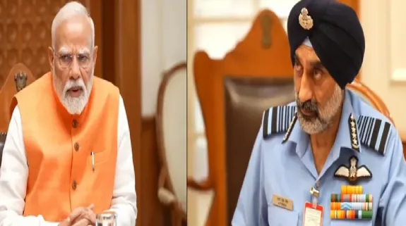 PM Modi Meet Air Force Chief: पहलगाम हमले का बदला पाकिस्तान से लेने की तैयारी तेज!, भारतीय वायुसेना प्रमुख ने की पीएम मोदी से मुलाकात, कल नौसेना प्रमुख भी मिले थे