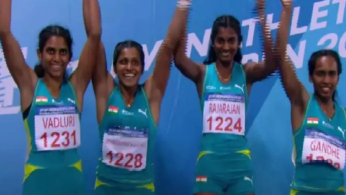 ताइवान में भारत की महिला रिले टीम ने रचा इतिहास, HRDS INDIA की स्नेहा के शानदार प्रदर्शन से मिली स्वर्ण जीत