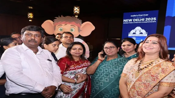 दिल्ली पैरा ओलंपिक समिति ने 2025 वर्ल्ड पैरा एथलेटिक्स चैंपियनशिप के भव्य शुभारंभ कार्यक्रम में प्रमुख अतिथियों का किया स्वागत