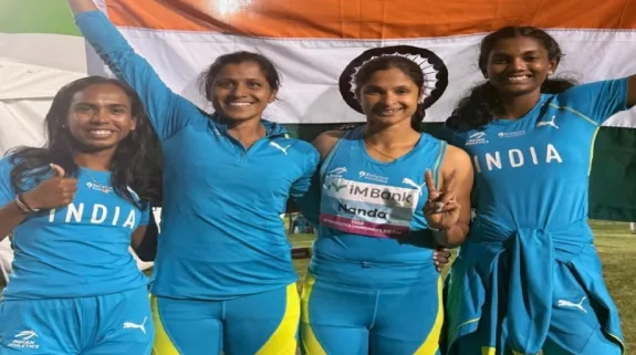 भारतीय धाविकाओं ने एशियन चैंपियनशिप में जीता रजत पदक, 2025 वर्ल्ड एथलेटिक्स चैंपियनशिप के लिए किया क्वालीफाई