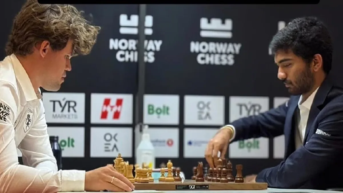 Norway Chess Tournament 2025 : दिग्गज शतरंज खिलाड़ी मैग्नस कार्लसन को हराने के बाद भारत के डी. गुकेश ने दिखाई विनम्रता, कहा-100 में से 99 बार मैं हारूंगा