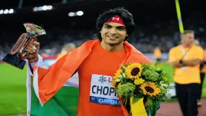 Neeraj Chopra Won Paris Diamond League Title : नीरज चोपड़ा ने जर्मनी के जूलियन वेबर को हराकर पेरिस डायमंड लीग का खिताब जीता