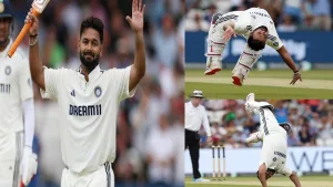 India vs England Leeds Test Day 2 : ऋषभ पंत ने इंग्लैंड में शतक जड़कर रच दिया इतिहास, महेंद्र सिंह धोनी का रिकॉर्ड तोड़ा, मैदान पर अलग अंदाज में जताई खुशी