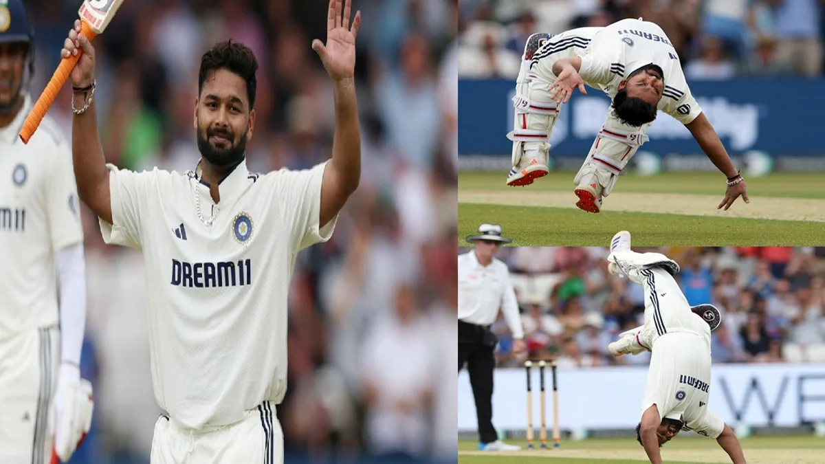 India vs England Leeds Test Day 2 : ऋषभ पंत ने इंग्लैंड में शतक जड़कर रच दिया इतिहास, महेंद्र सिंह धोनी का रिकॉर्ड तोड़ा, मैदान पर अलग अंदाज में जताई खुशी