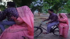 फोर व्हीलर छोड़ साइकिल पर चली रानी चटर्जी, सेट पर है कुछ ऐसा हाल