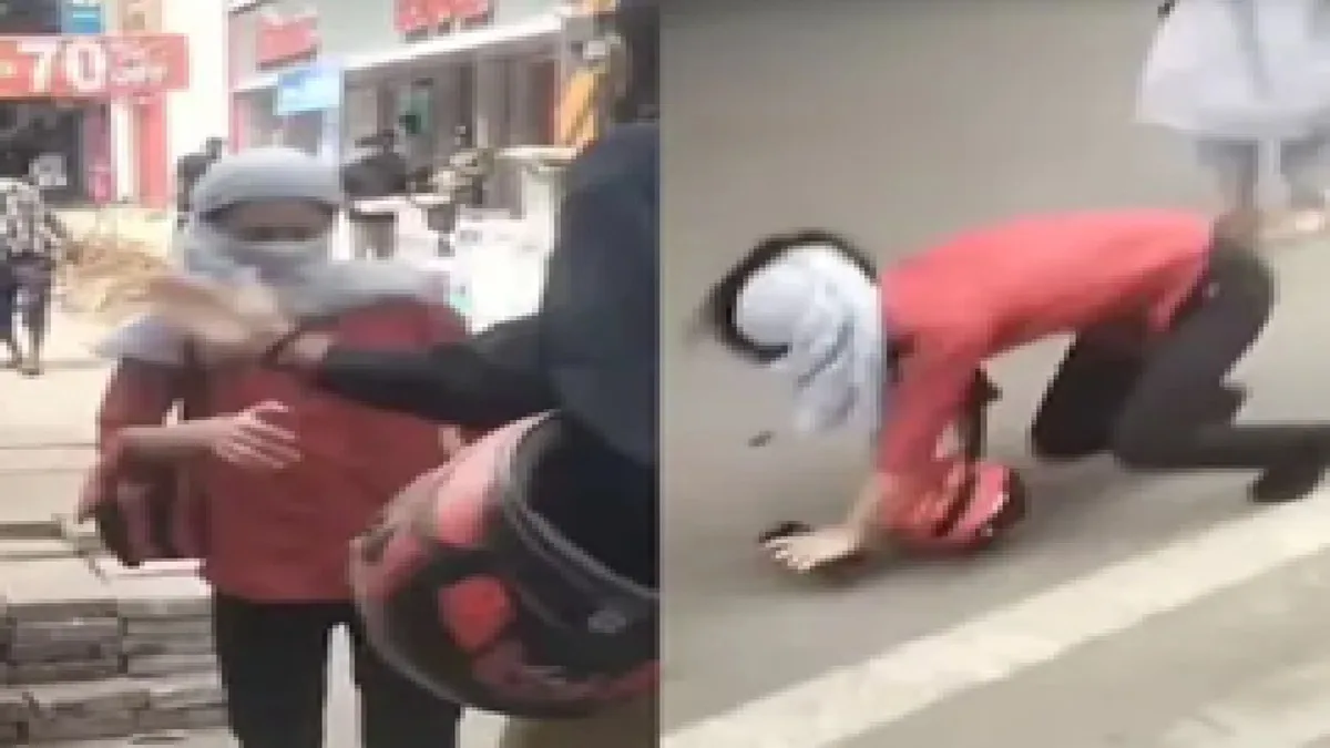 Rapido Bike Driver Slapped Woman : महिला ने रैश ड्राइविंग करने से टोका तो रैपिडो बाइक चालक ने जड़ दिया जोरदार तमाचा