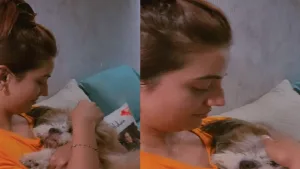 अक्षरा सिंह ने अपने पेट डॉग पर लुटाया प्यार, एक्ट्रेस ने शेयर की कुछ अनदेखी तस्वीर