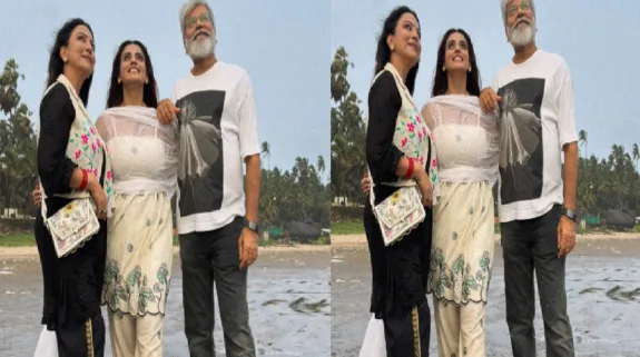 अक्षरा सिंह ने शेयर की अपने पेरेंट्स के साथ फोटोज, पोस्ट के साथ लिखा इमोशनल मैसेज