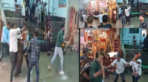 Fight Between Shopkeepers And Devotees In Khatu Shyam : खाटू श्याम में दुकानदारों और श्रद्धालुओं के बीच मामूली सी बात पर विवाद, मारपीट, वीडियो वायरल