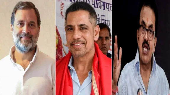 Rahul Gandhi Defends Robert Vadra : राहुल गांधी ने रॉबर्ट वाड्रा का बचाव करते हुए सरकार को घेरा, संजय निरूपम बोले, गलत नहीं किया तो चिंता कैसी