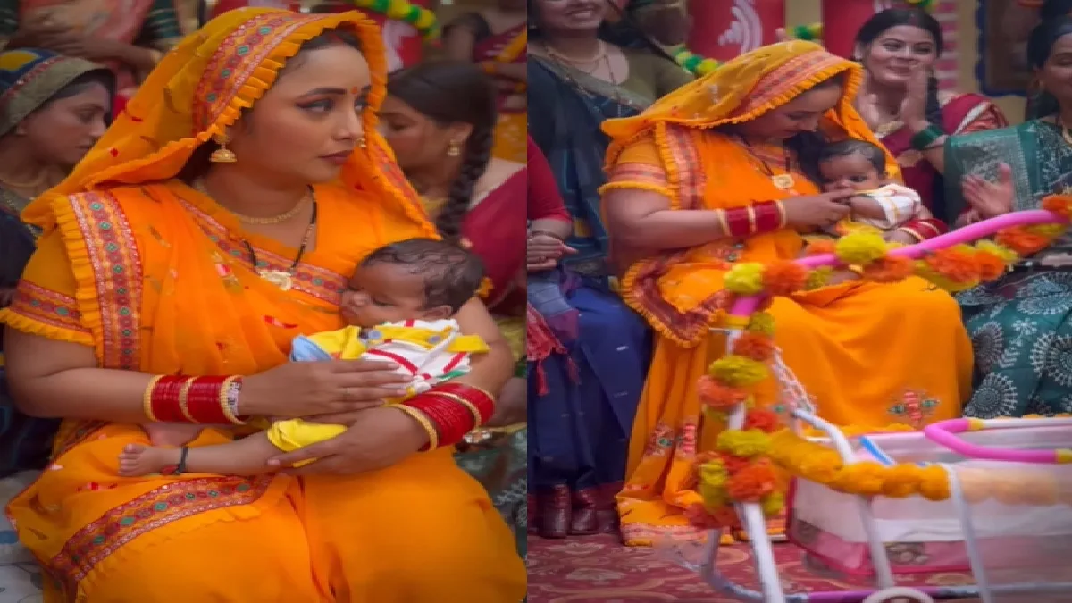 रानी चटर्जी की लगी डबल ड्यूटी, शूटिंग के साथ-साथ कर रही बेबी केयर, देखें प्यारा सा वीडियो
